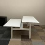 Ahrend Duo slingerbureau werkplek, 2x 160x80 cm, wit, Gebruikt, Ophalen of Verzenden, Bureau