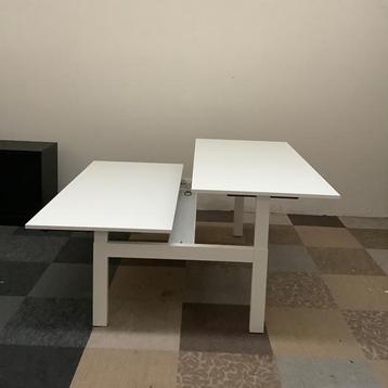 Ahrend Duo slingerbureau werkplek, 2x 160x80 cm, wit