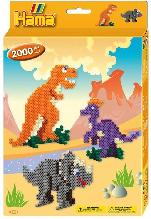 Hama - Dino World Strijkkralen (2000 stuks) | Hama - Hobby, Hobby en Vrije tijd, Knutselen, Nieuw, Verzenden