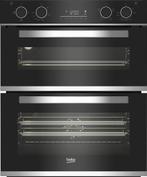 BEKO BBXTF25300x Dubbele Onderbouwoven 72 cm met LED-timer, Hete lucht, Nieuw, Ophalen of Verzenden, Oven met grill