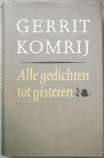 Alle gedichten tot gisteren 9789029526876 Gerrit Komrij, Boeken, Verzenden, Zo goed als nieuw, Gerrit Komrij