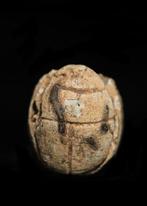 Oude Egypte, Nieuwe rijk Speksteen Scarab opgedragen aan