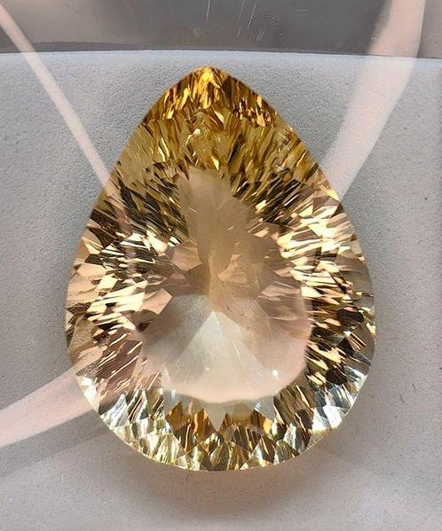 Citrien - 41.25 ct - Instituto Gemólogico Español (IGE), Sieraden, Tassen en Uiterlijk, Edelstenen