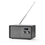 Nedis portable DAB+ tafelradio met klok en wekker, Nieuw, Ophalen of Verzenden