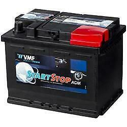 VMF AGM Start Stop accu 12V 60Ah 242x175x190, Audio, Tv en Foto, Accu's en Batterijen, Verzenden