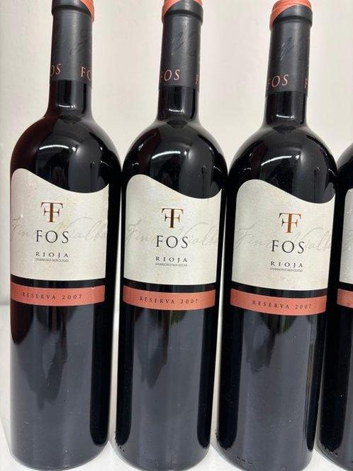2005 (x3) & 2007 (x3) Bodegas Fos - Rioja Reserva - 6, Verzamelen, Wijnen