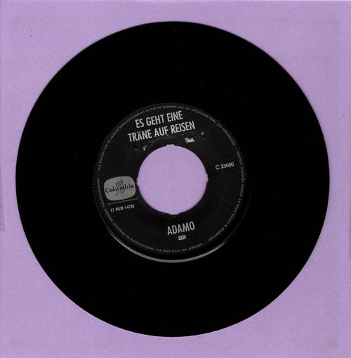 Salvatore Adamo – Es Geht Eine Träne Auf Reisen / Mit ..., Cd's en Dvd's, Vinyl Singles, Verzenden