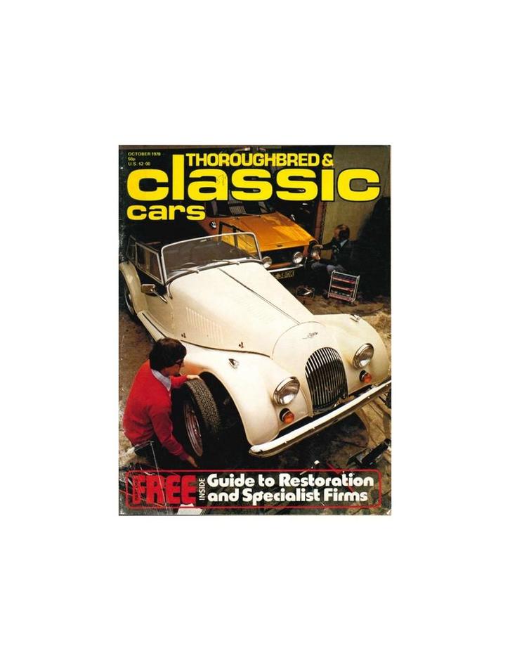 1978 THOROUGHBRED & CLASSIC CARS 01 ENGELS, Boeken, Auto's | Folders en Tijdschriften