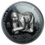 Mongolië. 500 Togrog 2016 - Year of the Monkey - High Relief