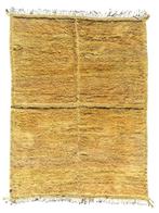 Handmade Wool Berber Rug, Gouden Oker Marokkaanse Tapijt,, Huis en Inrichting, Stoffering | Tapijten en Kleden, Nieuw