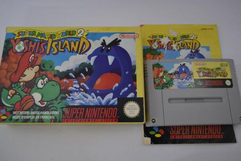 Super Mario World 2 - Yoshis Island (SNES FAH CIB), Spelcomputers en Games, Games | Nintendo Super NES, Zo goed als nieuw, Verzenden