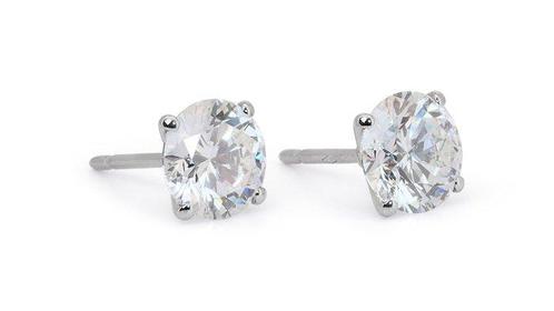 Oorbellen - 18 karaat Witgoud - 3.02ct. tw. Diamant, Sieraden, Tassen en Uiterlijk, Oorbellen