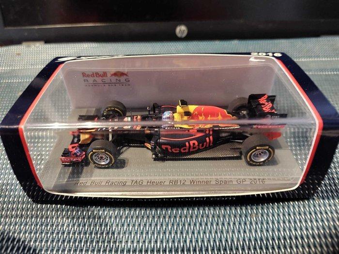 Spark 1:43 - Model raceauto - Red Bull Racing TAG Heuer RB12, Hobby en Vrije tijd, Modelauto's | 1:5 tot 1:12