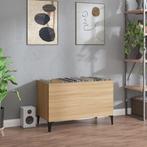 vidaXL Platenkast 74,5x38x48 cm bewerkt hout sonoma, Huis en Inrichting, Woonaccessoires | Cd- en Dvd-rekken, Verzenden, Nieuw