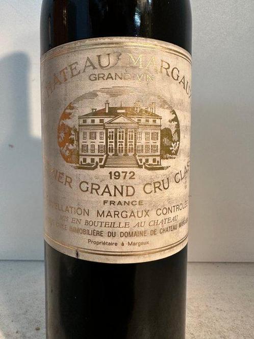 1972 Chateau Margaux - Margaux 1er Grand Cru Classé - 1 Fles, Verzamelen, Wijnen