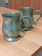 Bierpul (2) - Tin - Paar tinnen mokken