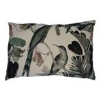 groot kussen fluweel exotisch honing vogel 40x60cm*, Huis en Inrichting, Verzenden, Nieuw