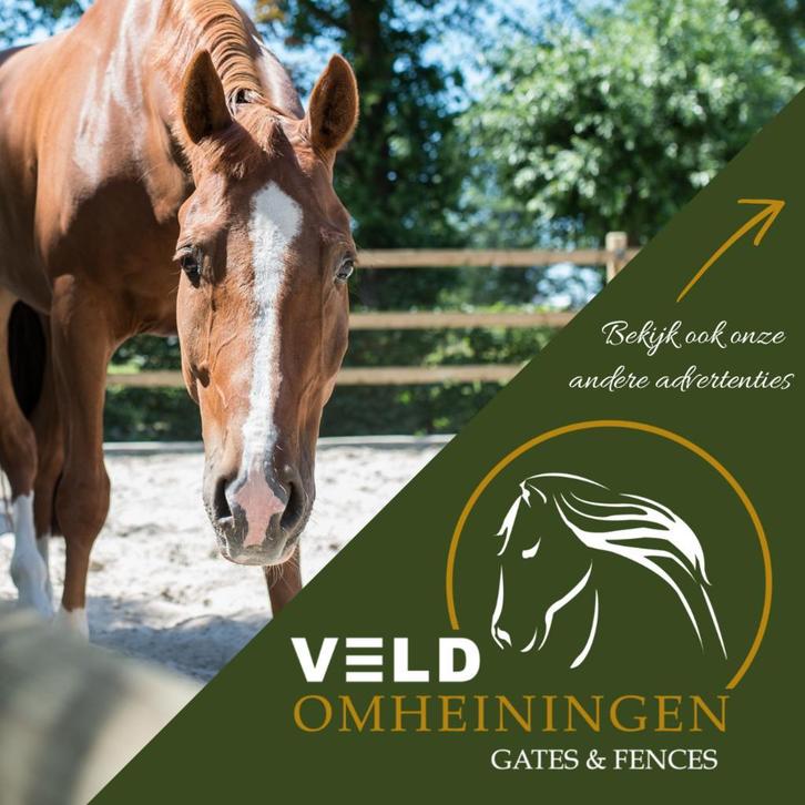 Veld Omheiningen: The way to perfection!, Dieren en Toebehoren, Stalling en Weidegang, 4 paarden of pony's of meer, Opfok, Stalling