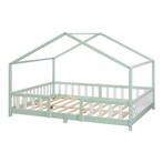 Kinderbed Treviolo met uitvalbeveiliging 120x200 cm mint [en, Huis en Inrichting, Slaapkamer | Bedden, Verzenden, Nieuw
