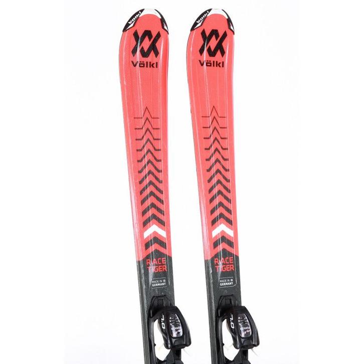 130 140 kinder skis VOLKL RACETIGER GS JR, red/black, grip, Sport en Fitness, Skiën en Langlaufen, Gebruikt, Verzenden