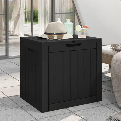 Tuinbox 55,5x43x53 cm polypropeen zwart (Schuurtjes-Rekken), Tuin en Terras, Tuinhuizen, Nieuw, Verzenden