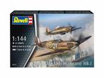 REVELL 03771 SPITFIRE MK.LA & HURRICANE MK.1 1/144, Hobby en Vrije tijd, Modelbouw | Vliegtuigen en Helikopters, Verzenden, Nieuw