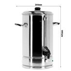 GGM Gastro | Koffie percolator - 10 liter - 1.5 kW | WKH010, Verzenden, Nieuw in verpakking, Koffie en Espresso