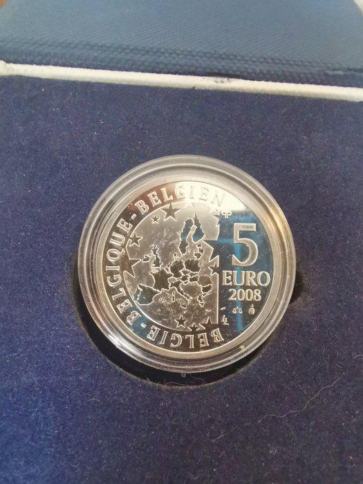 België. 5 Euro 2008 De Smurfen Proof (Zonder Minimumprijs), Postzegels en Munten, Munten | Europa | Euromunten