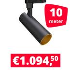 *TIP* LED Railverlichting Meteora Zwart 10 spots + 10M rails, Ophalen of Verzenden