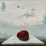 École européenne (XX) - La pomme (hommage à Magritte), Antiek en Kunst, Kunst | Schilderijen | Klassiek