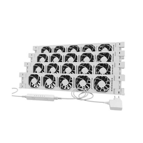 Heatfan 5 - Quattro Set - inclusief smartcontroller + voedin, Doe-het-zelf en Verbouw, Verwarming en Radiatoren, Verzenden