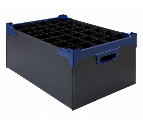Glazen Opbergdoos | 35 glazen | 500x345x200 mm | 5 stuks, Zakelijke goederen, Horeca | Overige, Verzenden