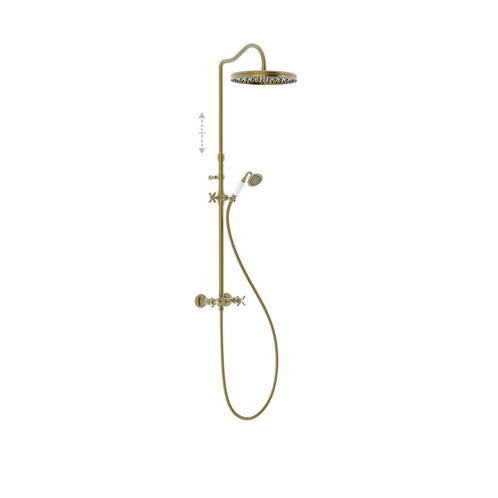 Doucheset Tres Classic Telescopische Glijstang Met Antikalk, Doe-het-zelf en Verbouw, Sanitair, Kraan, Nieuw, Chroom, Ophalen of Verzenden