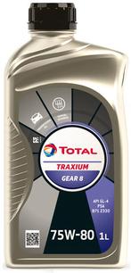 Total Traxium Gear 8 75W80 1 Liter, Ophalen of Verzenden