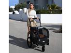 Deryan Hondenfietskar - 2-in-1 - Opvouwbaar tot 20kg - Zwart, Verzenden, Nieuw