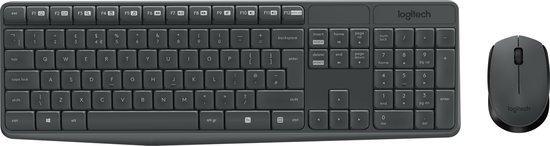 Logitech MK235 toetsenbord RF Draadloos QWERTY (Elektronica), Computers en Software, Toetsenborden, Nieuw, Verzenden