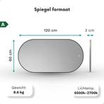 2dekans | Mirlux Badkamerspiegel met LED Verlichting &, Huis en Inrichting, Woonaccessoires | Spiegels, Ophalen of Verzenden, Zo goed als nieuw
