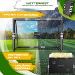 Voetbaldoel - Stalen Frame - 240x160 cm - Antraciet - KESSER, Sport en Fitness, Voetbal, Verzenden, Zo goed als nieuw