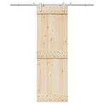 Schuifdeurset 200cm RVS - Retourdeal - 35% Korting!, Doe-het-zelf en Verbouw, Deuren en Horren, 100 tot 120 cm, Overige typen