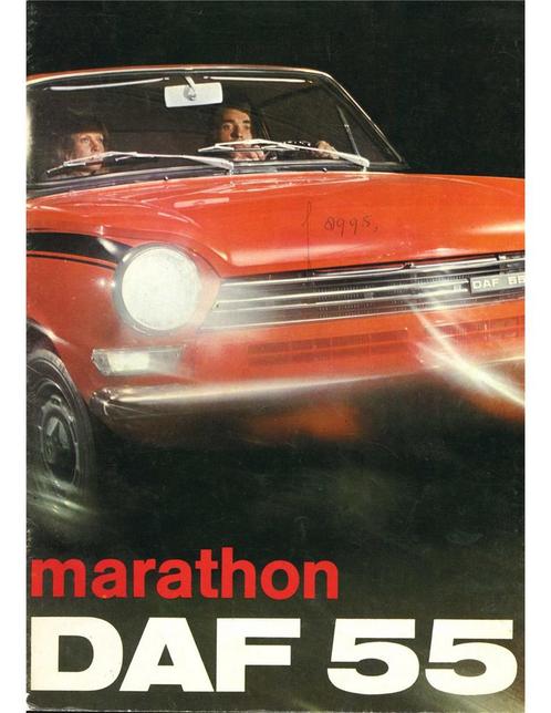 1971 DAF 55 MARATHON BROCHURE NEDERLANDS, Boeken, Auto's | Folders en Tijdschriften