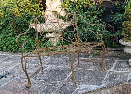 Zitgroep - butterfly - Metaal - tuinbank, Antiek en Kunst, Curiosa en Brocante
