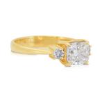 Ring - 18 karaat Geel goud - 1.35ct. tw. Diamant, Nieuw