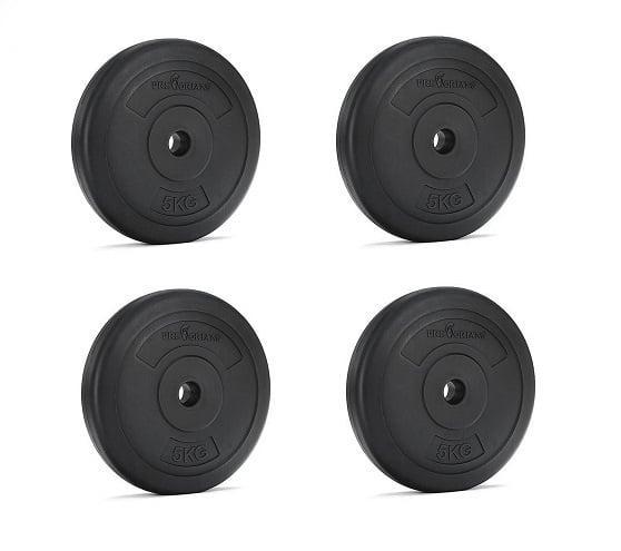 Halterschijf gewichten set 20 kg GIETIJZER - 26 mm diamet..., Sport en Fitness, Fitnessmaterialen, Nieuw, Ophalen of Verzenden