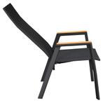 Showroommodel Nancy dining tuinstoel aluminium teak, Tuin en Terras, Ophalen of Verzenden, Nieuw