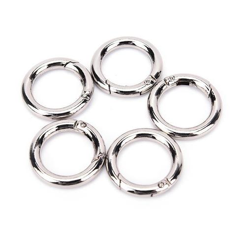 O-ring met veersluiting - 50mm - Zilver, Hobby en Vrije tijd, Kralen en Sieraden maken, Overige typen, Nieuw, Ophalen of Verzenden
