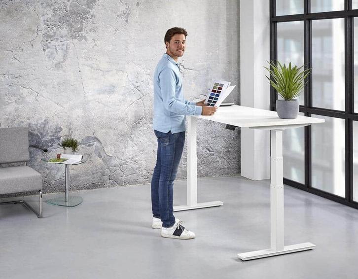 Zit sta bureau 120x80 Professional | Elektrisch verstelbaar, Zakelijke goederen, Kantoor en Winkelinrichting | Kantoormeubilair en Inrichting