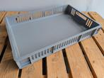 Bekuplast kratten , grijs , 8 cm