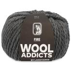 WoolAddicts Fire - 05 grijs mix - Merinowol Garen, Hobby en Vrije tijd, Breien en Haken, Ophalen of Verzenden, Nieuw