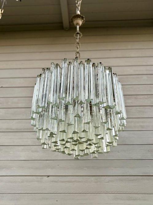 Kroonluchter - Chandelier Design jaren 70 vintage stijl, Antiek en Kunst, Antiek | Lampen