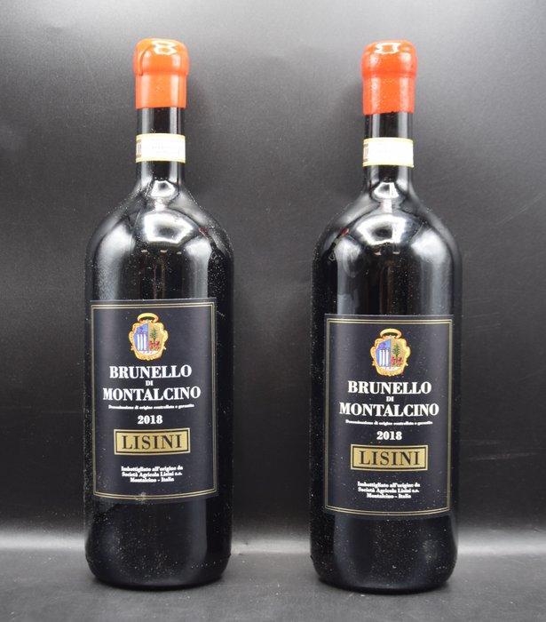 2018 Lisini - Brunello di Montalcino DOCG - 2 Magnums (1.5L), Verzamelen, Wijnen
